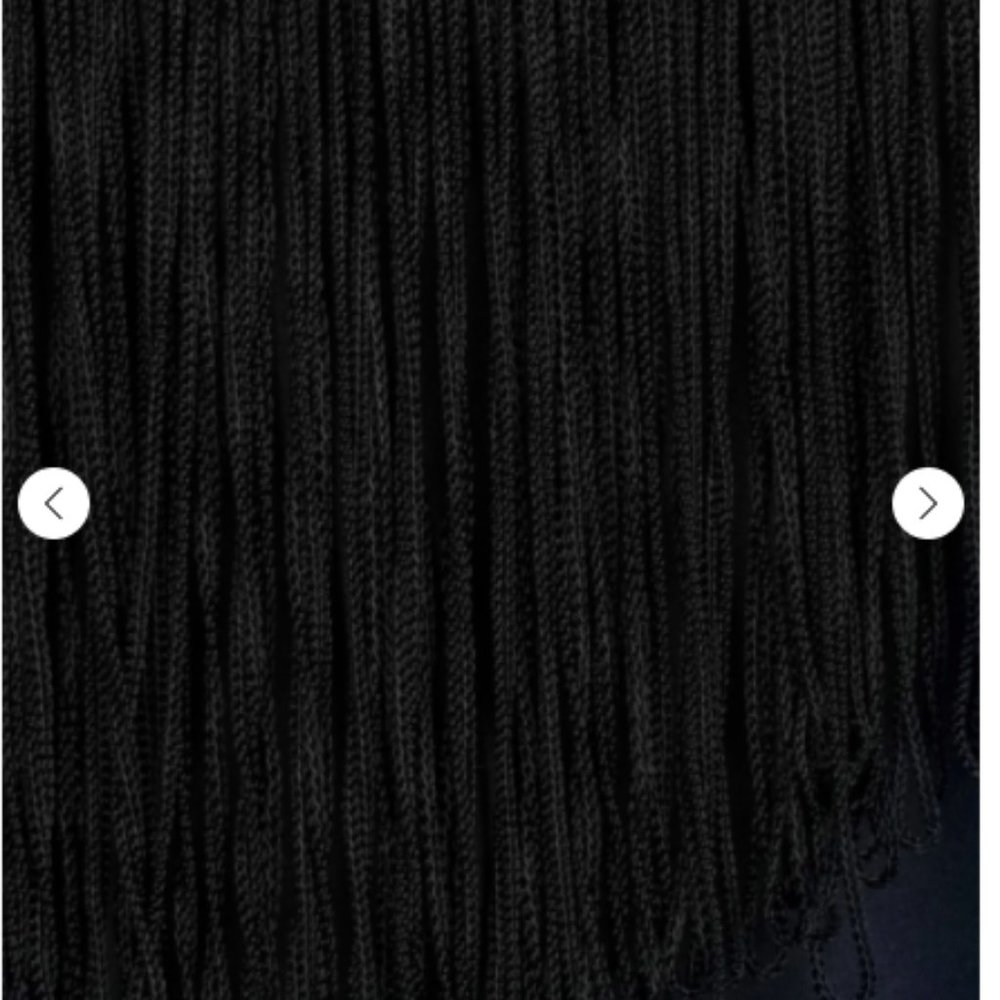 NWT 3.1 Philip Lim Navy 100% Cotton Backless Fringe Tee Shirt Top Dark Blue • S - Picture 5 of 12